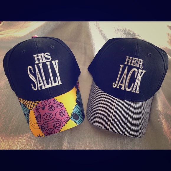 Disney Accessories - Disney’s His Sally & Her Jack Baseball Caps!